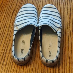Canvas striped slide